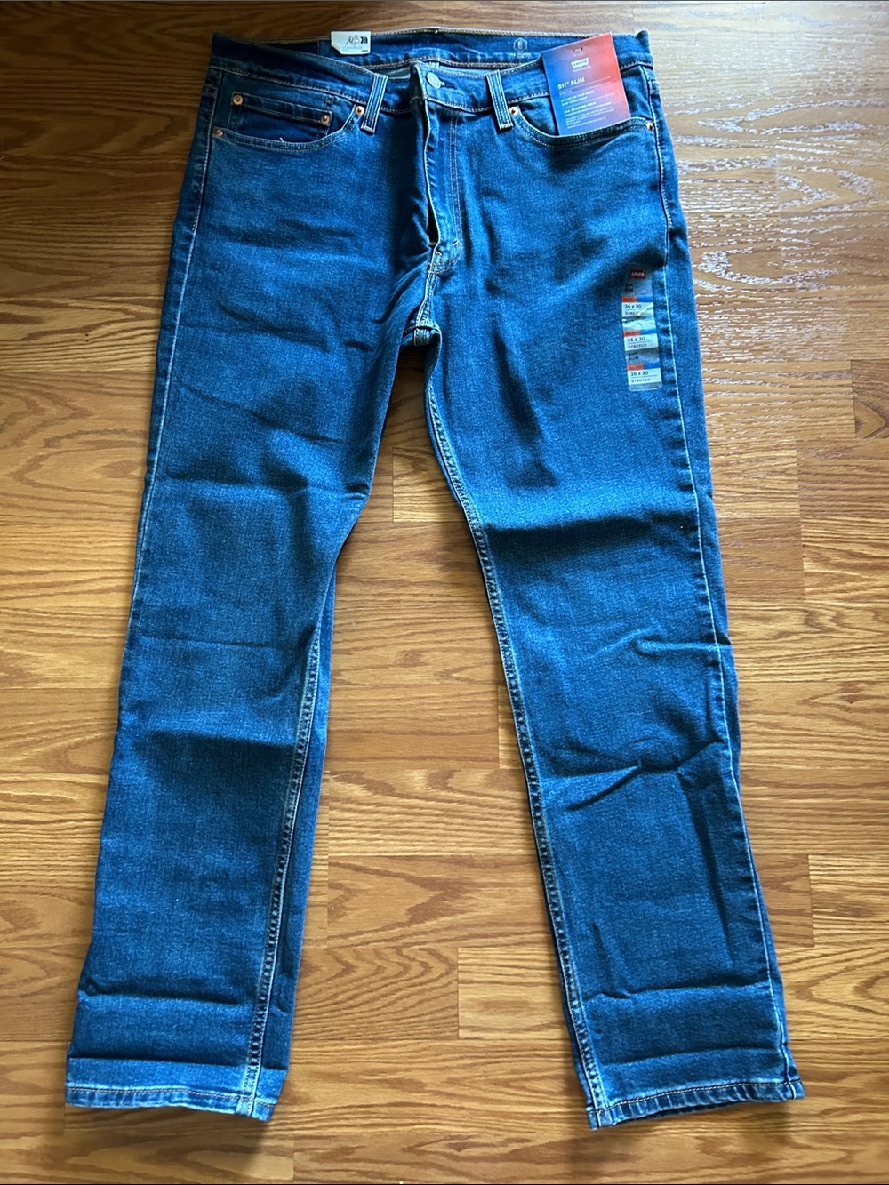 NWT Levi's 511 Slim All Seasons Tech Jeans Men's size 36W x 30L